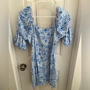 Impeccable Pig blue and white dress